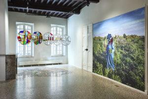 Vue de l'exposition Sara Ouhaddou ©Jean-Christophe Lett