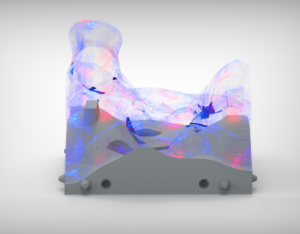 INTERNES, simulation du projet pour le Prix MAIF pour la sculpture © Grégory Chatonsky et Goliath Dyèvre, 2020