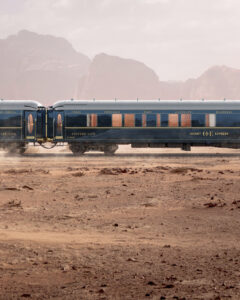 © Maxime d'Angeac & Martin Darzacq for Orient Express, Accor  - Train exterior day